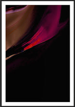 Load image into Gallery viewer, Close-up of 'Mingle IV' by Addison Jones Studio framed artwork, a striking representation of modern red art for sale, with bold brushstrokes and rich colors.