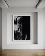 Load image into Gallery viewer, Black White Photography Portraits-Inner Strength captured in a studio, revealing depth and emotion through striking contrasts.