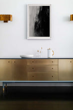 Load image into Gallery viewer, A beautifully styled interior featuring the Large Wall Art 'Torrent 815' displayed above a modern sideboard, enhancing the elegance of the space.