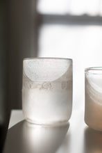 Load image into Gallery viewer, Hand Blown Artisan Glasses-Etched Frost Set of 4