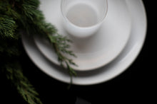 Load image into Gallery viewer, Hand Blown Artisan Glasses-Winter White Set of 2