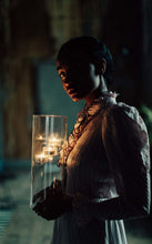 Load image into Gallery viewer, This artistic photography portrait named "Radiant Mystique" was part of a portrait series shot in studio. This is a limited edition, hand-signed piece with a certificate of authenticity. Abundant sharing will go to the iiilibervive foundation that helps support local + faire trade designers and artisans.
E D I T I O N:
1/5