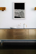 Load image into Gallery viewer, Black White Art Prints-Icy Wall of Silence