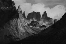 Load image into Gallery viewer, Black White Photographs-Cavernous Calm
This piece named "Cavernous Calm" was part of a landscape series shot in Patagonia featuring black white photographs. This is a limited edition, hand-signed piece with a certificate of authenticity.
E D I T I O N:
1/25