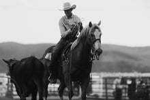 Load image into Gallery viewer, This piece of horse wall art titled "Carefree Country" was taken at a Rodeo in Grand Lake, Colorado. This is a limited edition, hand-signed piece with a certificate of authenticity.
 E D I T I O N:
 1/25