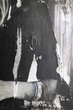 Load image into Gallery viewer, Detailed view of a street art portrait showcasing abstract elements and textures, with a focus on artistic expression.