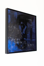 Load image into Gallery viewer, Dramatic view of the street art, showcasing a multidimensional composition that blends portraiture and abstract elements.