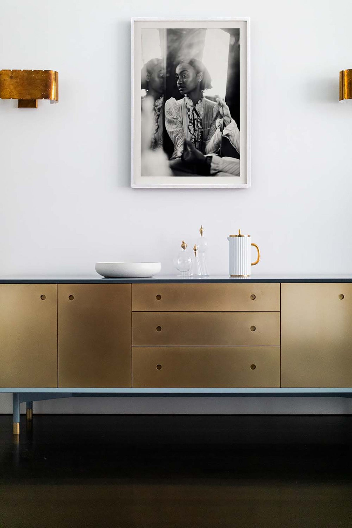 Fine Art Photography 'Echoing Heart' framed and accenting a sophisticated decor, illustrating the beauty and exclusivity found in limited edition photography.