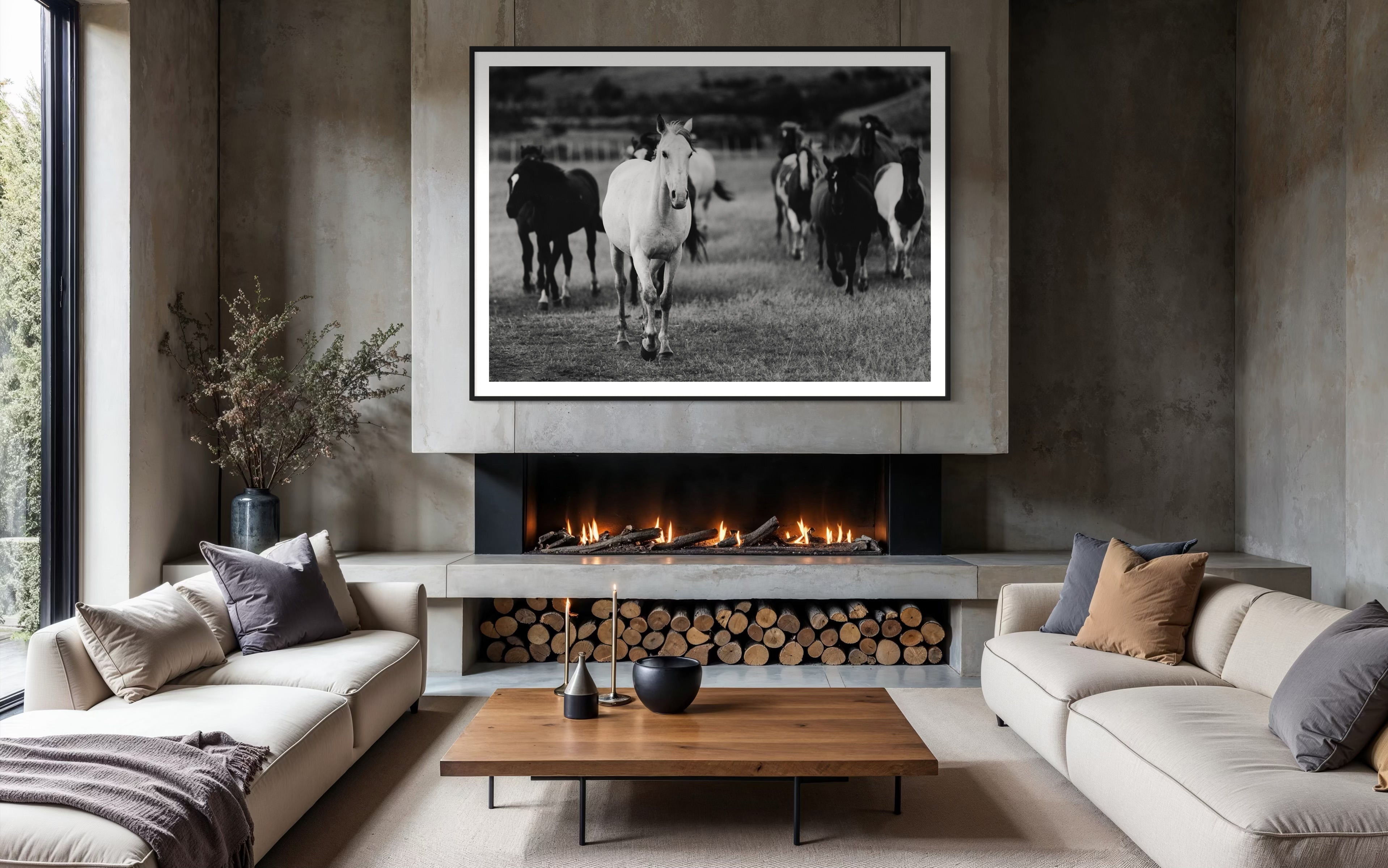 Limited Edition Horse Art - Equine Party 0224, Hand-Signed from Patagonia
