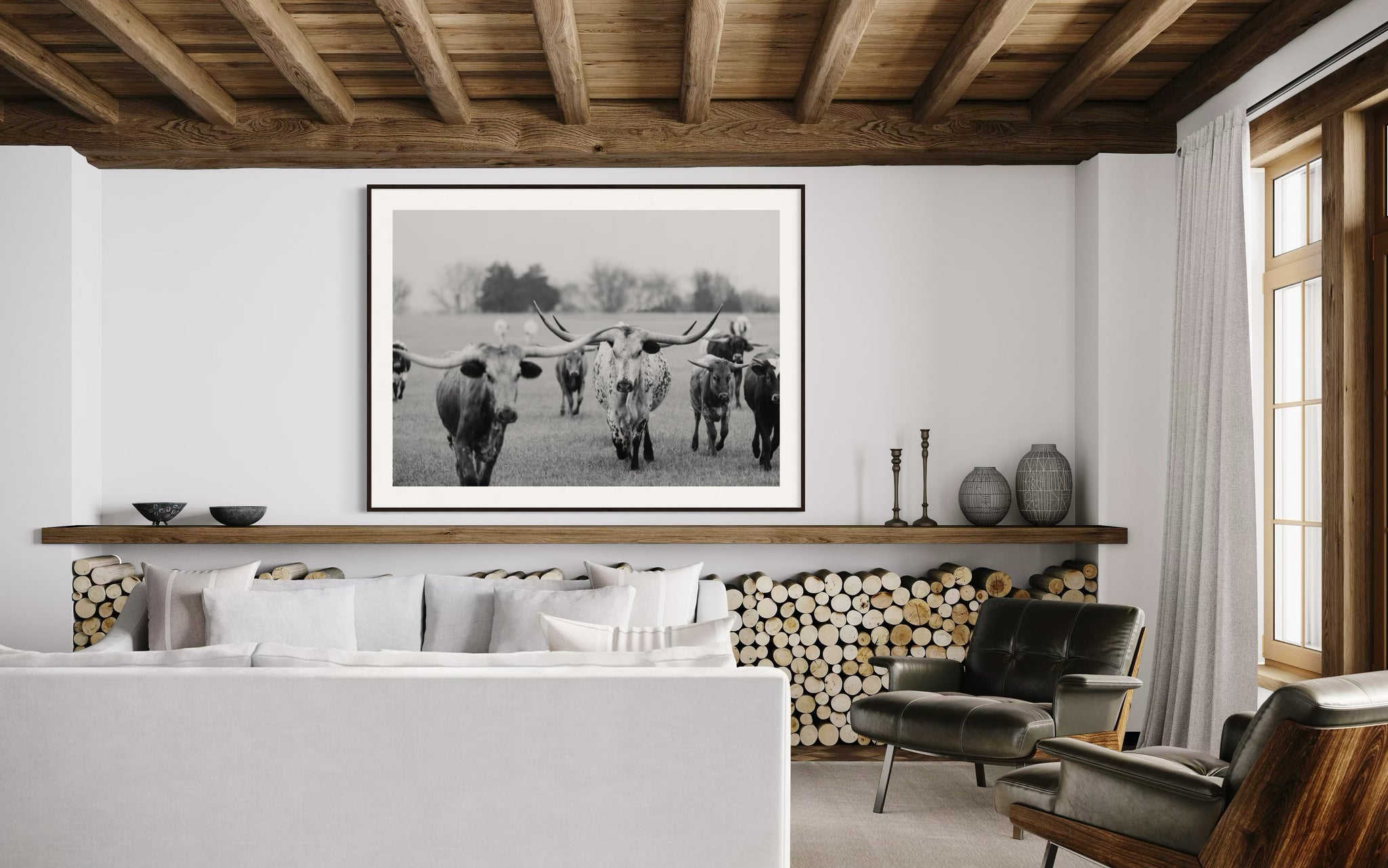 Texas Longhorn Photography Prints For Sale-Bold Bloodline