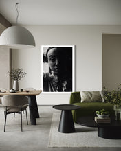 Load image into Gallery viewer, Black White Photography Portraits-Inner Strength showcasing expressive emotions and character highlights in monochrome tones.
