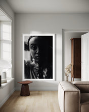Load image into Gallery viewer, Artistic representation in Black White Photography Portraits-Inner Strength, emphasizing the subject&#39;s inner beauty and resilience.
