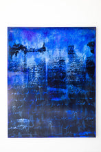Load image into Gallery viewer, Contemporary blue painting, Unlocked in the Spirit
