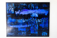 Load image into Gallery viewer, Leveling up Blue grafitti painting
