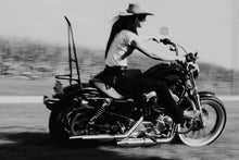 Load image into Gallery viewer, Black White Photograph-Riding Dirty

This black white photograph named &quot;Riding Dirty&quot; was part of a portrait series shot in Texas. This is a limited edition, hand-signed piece with a certificate of authenticity.

E D I T I O N:
1/25
