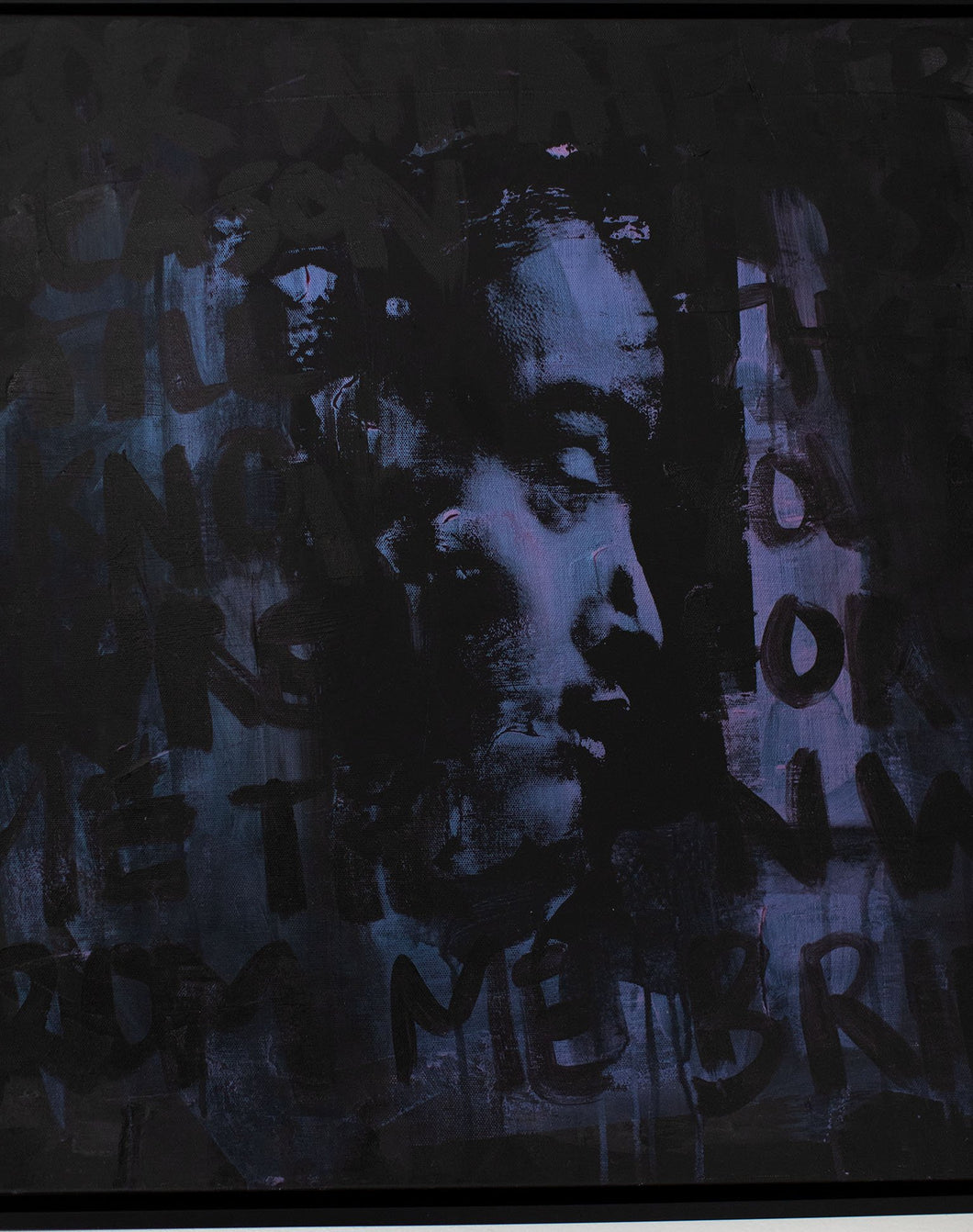 Street Art-Deep Blue, See?

Made from portrait photography turned into street art on canvas, 